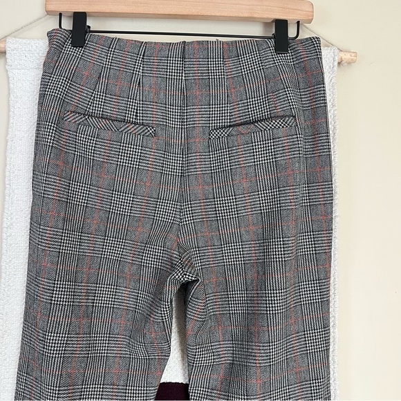 FREE PEOPLE KICK FLARE PLAID PULL ON PANT PLAID SIZE 2 - Picture 7 of 9